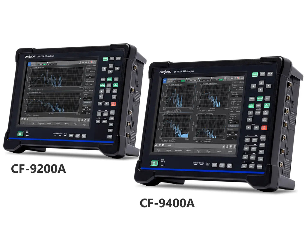 ポータブル 2チャンネル/4チャンネル FFTアナライザー CF-9200A / CF-9400A