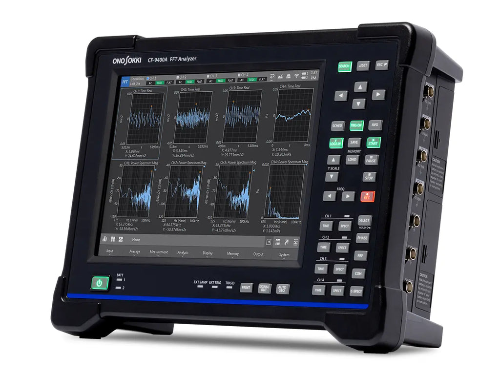 ポータブル 2チャンネル/4チャンネル FFTアナライザー CF-9200A / CF-9400A